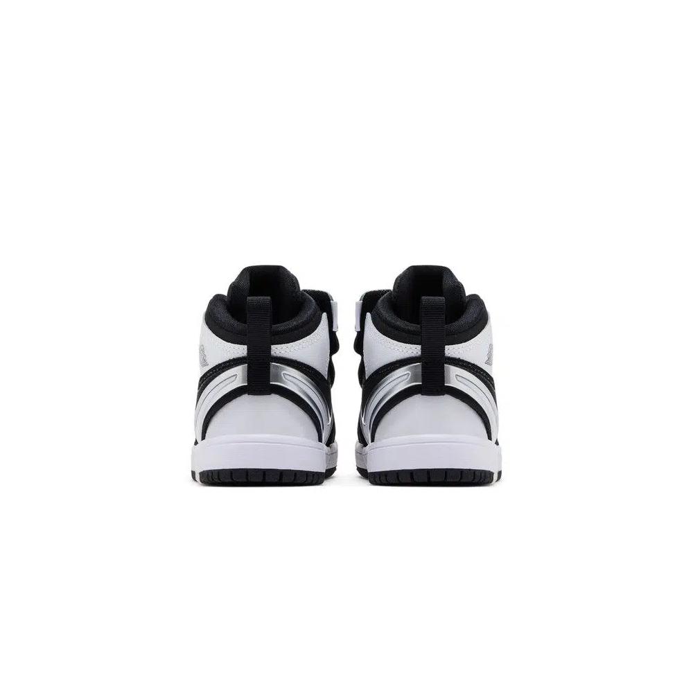 Кроссовки Air Jordan 1 Mid RM EasyOn TD 'Black White' 6