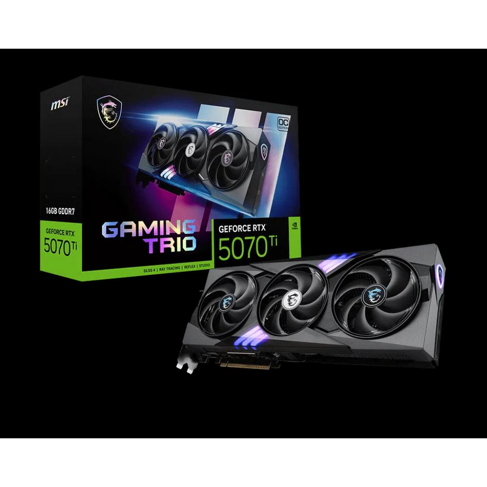 MSI GeForce RTX 5070 Ti 16G GAMING TRIO OC видеокарта 1
