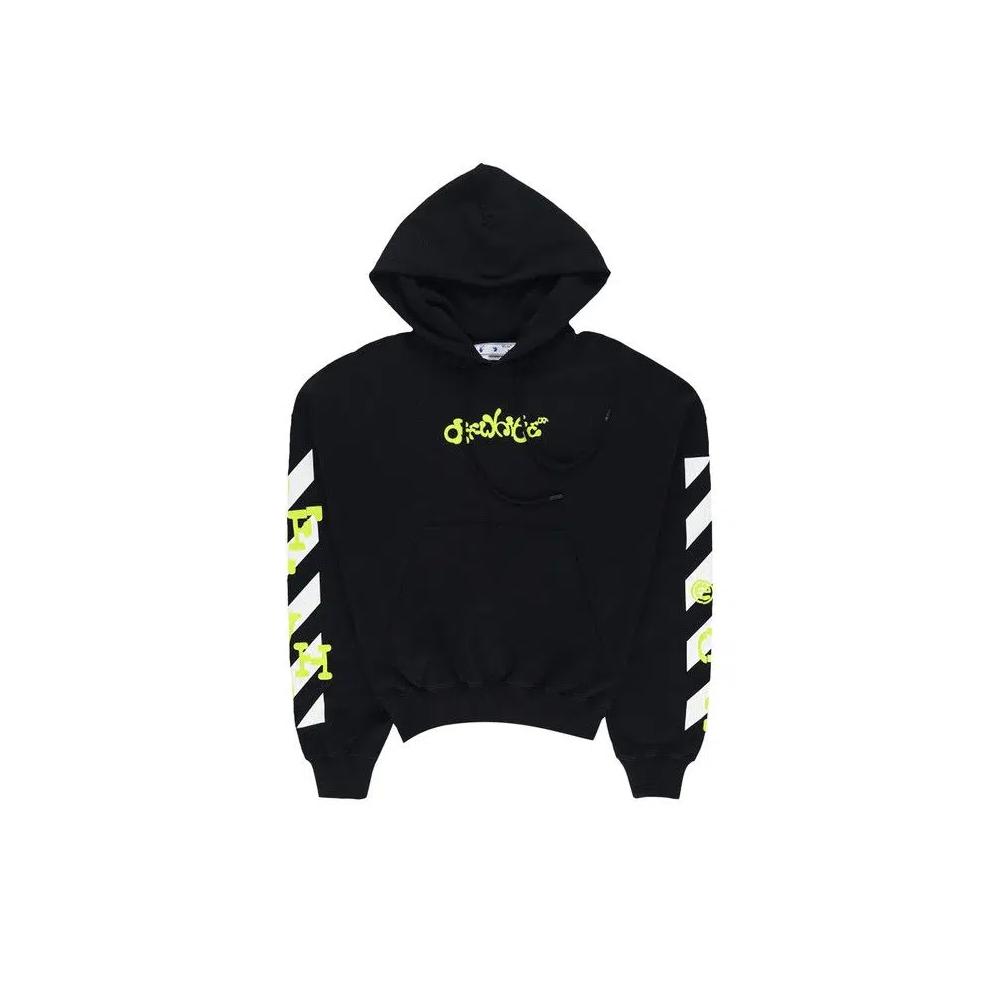 Худи Off-White Opposite Arrow Boxy Hoodie 'Black/Lime' 1