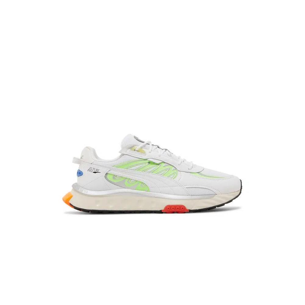 Кроссовки Puma Wild Rider Techno «White Green Glare» 1