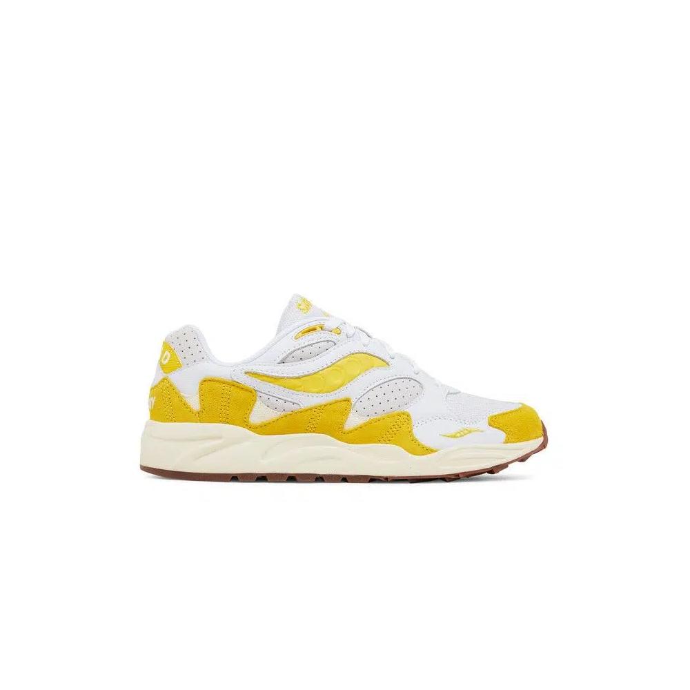 Кроссовки Lifestyle Saucony Grid Shadow 2 'Ivy Prep - White Yellow' 1