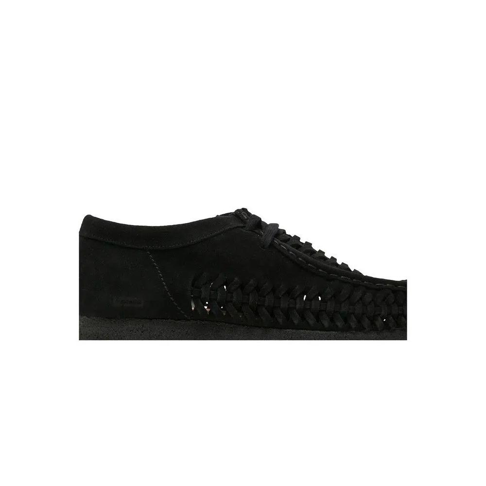 Кроссовки Supreme x Clarks Woven Wallabee 'Black' 2