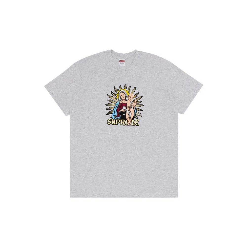 Футболки с коротким рукавом Supreme Blood Tee 'Ash Grey' 1