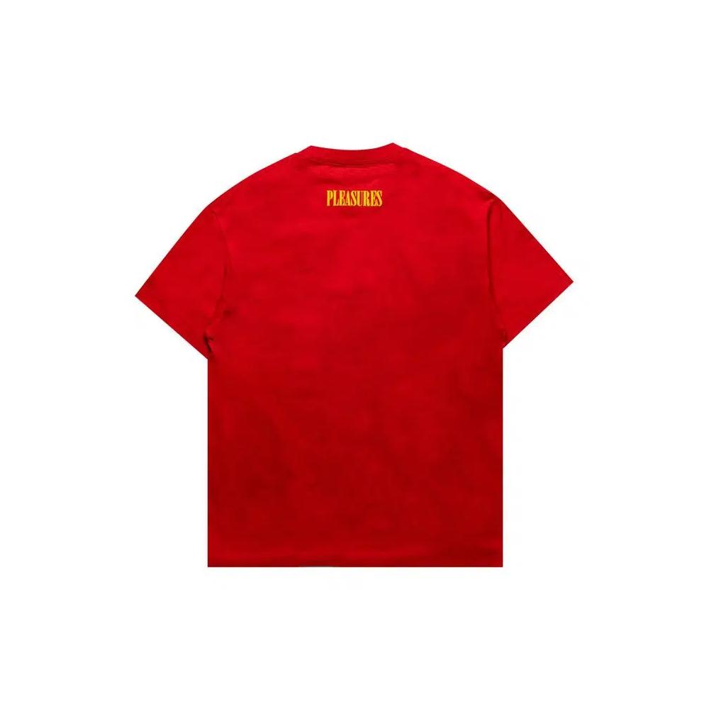 Футболки Pleasures Alien T-Shirt 'Красный' 2