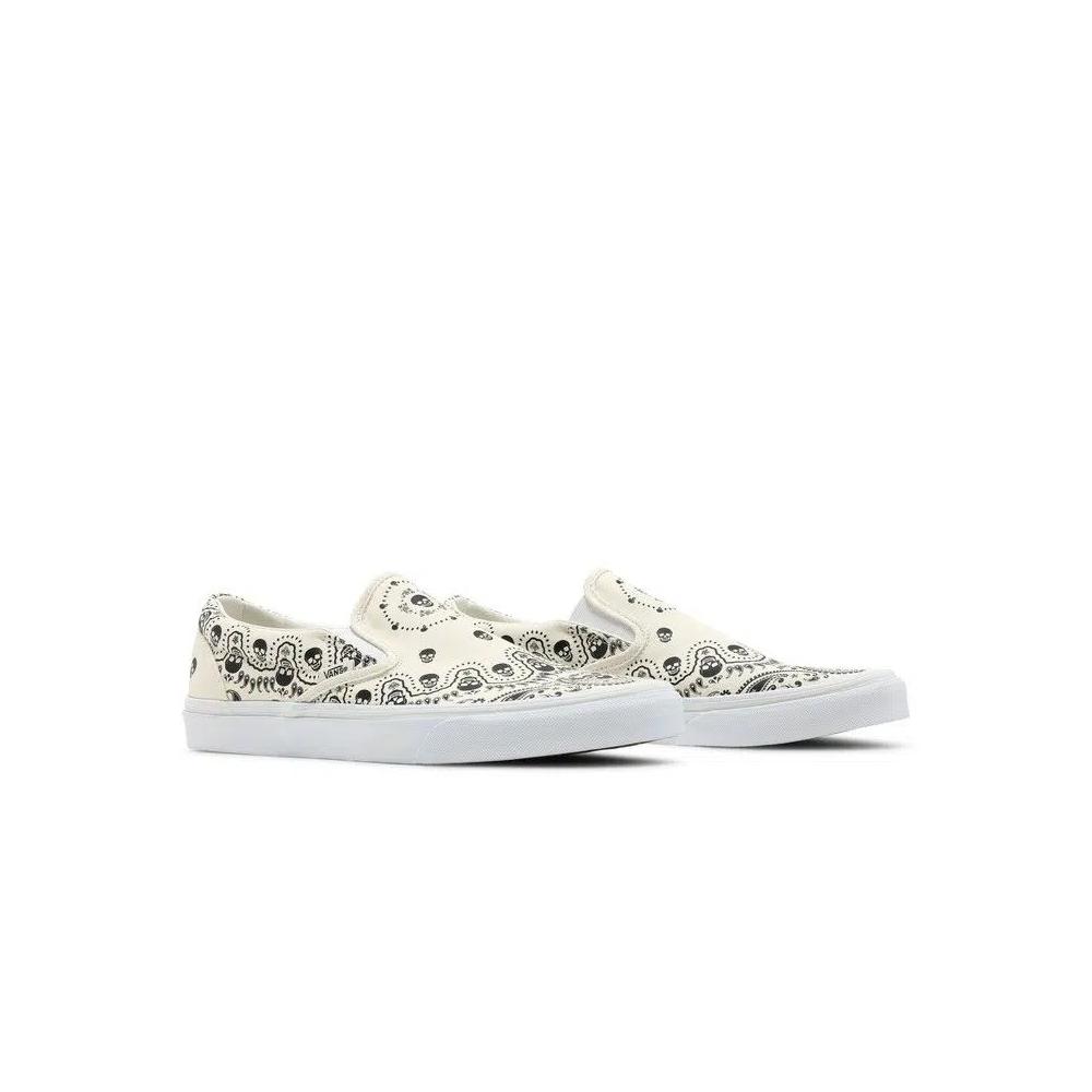 Слипоны Vans Classic Slip-On 'Bandana - Classic White' 8