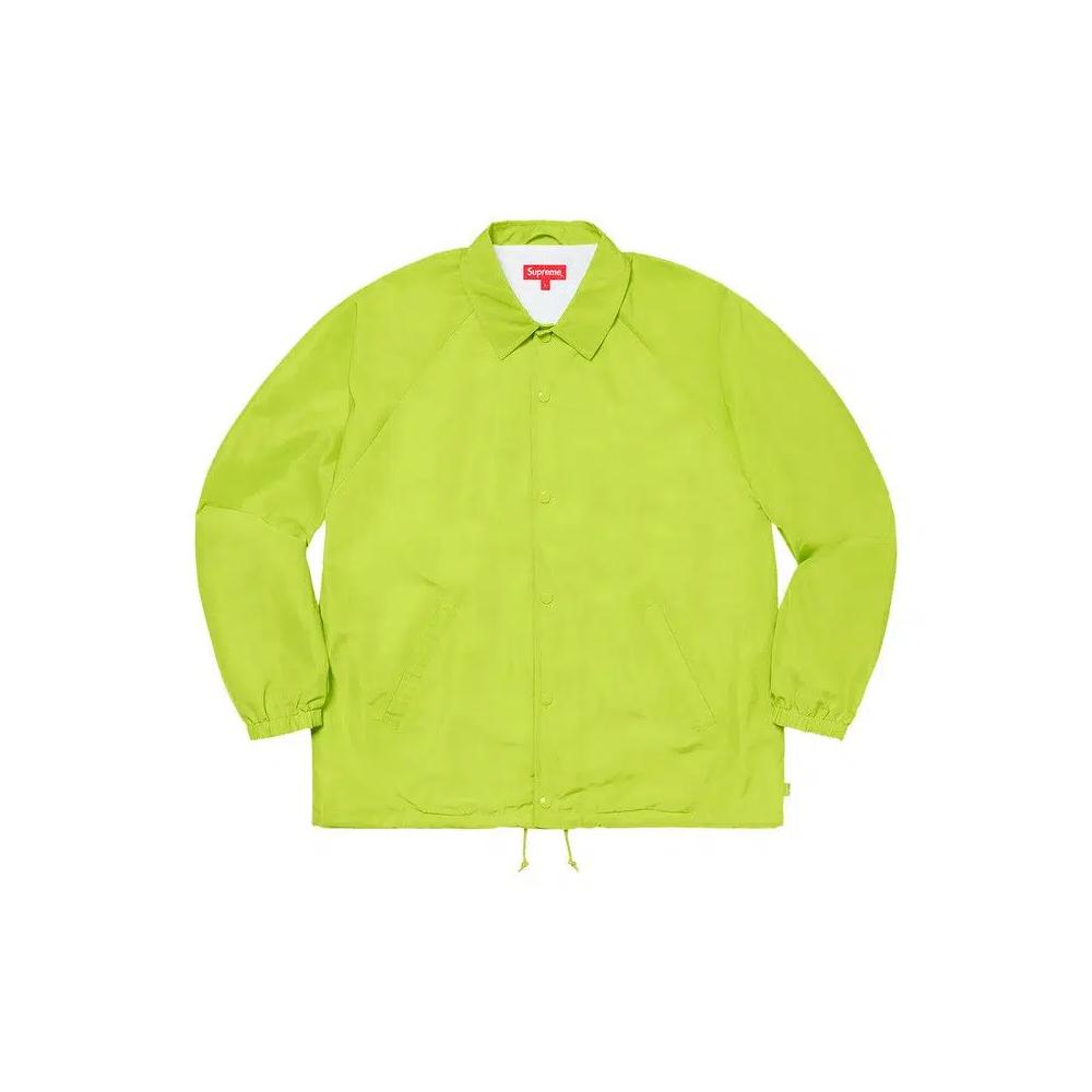 Верхняя одежда Supreme World Famous Coaches Jacket 'Lime' 1