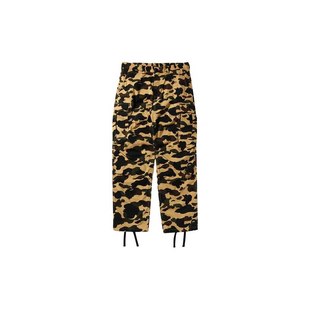 BAPE 1st Camo Cargo Pants 'Желтый' 1