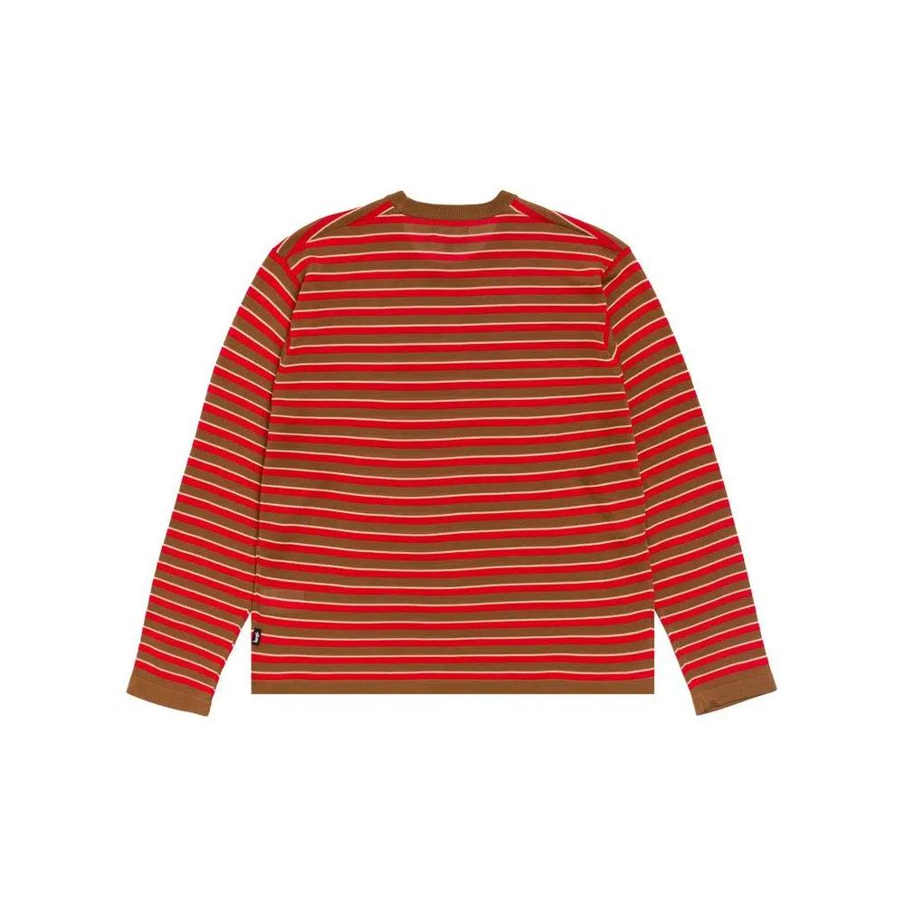 Свитеры Stussy Lightweight Stripe Sweater 'Red' 2