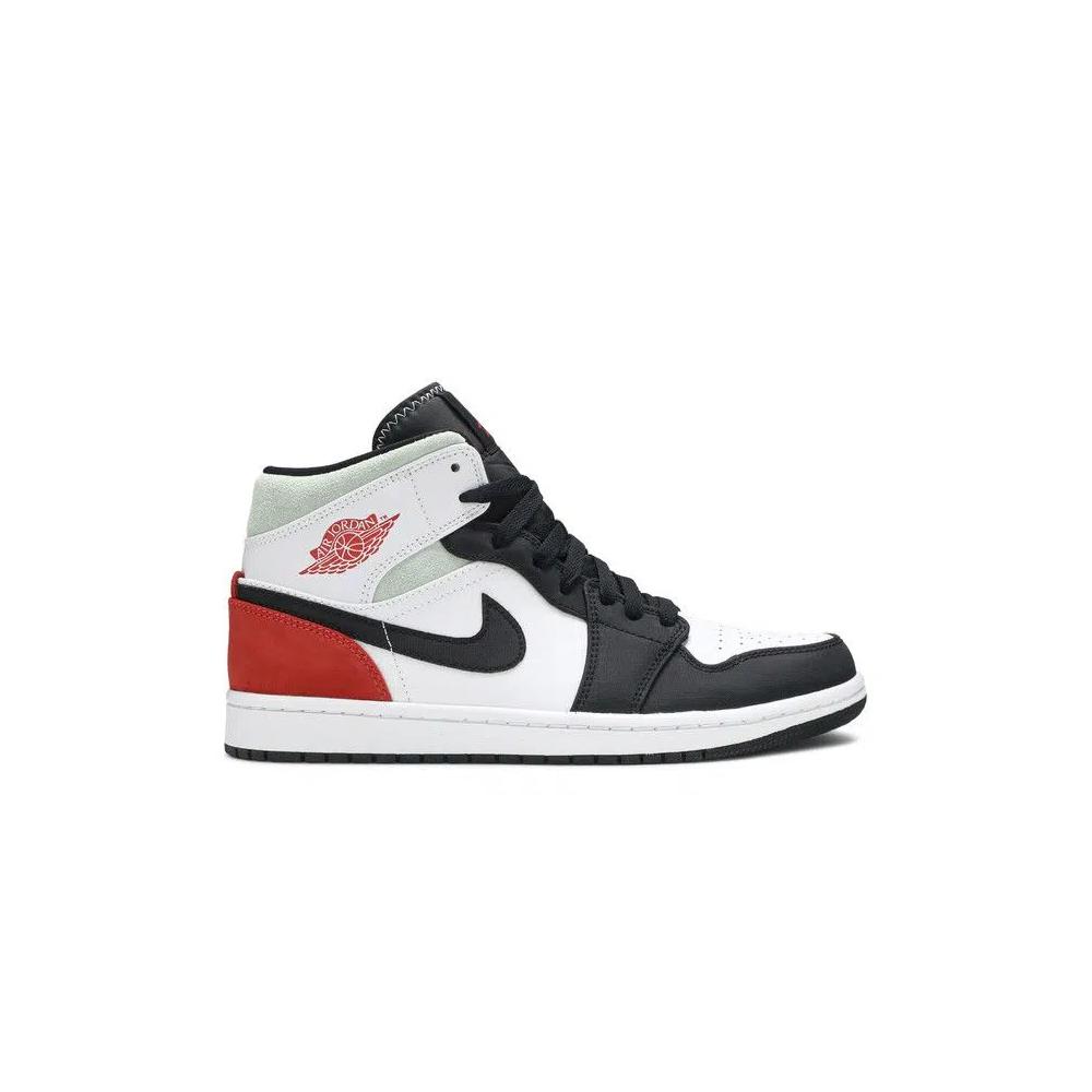 Кроссовки Air Jordan 1 Mid SE 'Red Black Toe' 1