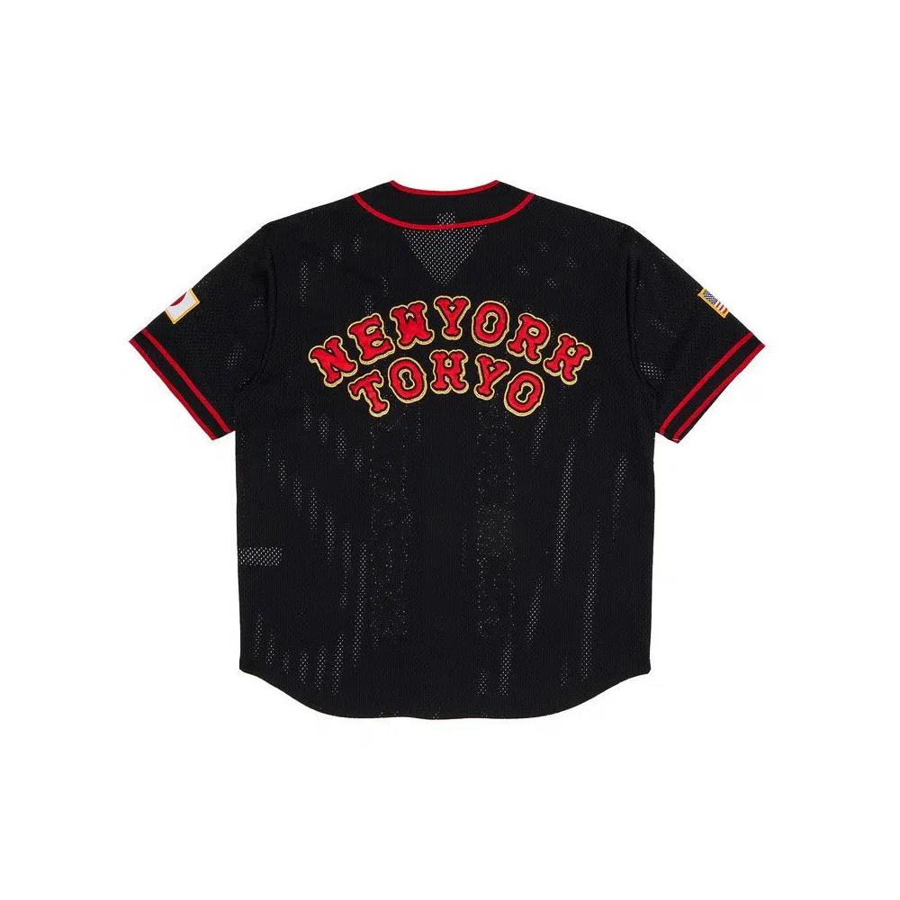 Топы Supreme x Homerun Baseball Jersey 'Black' 2