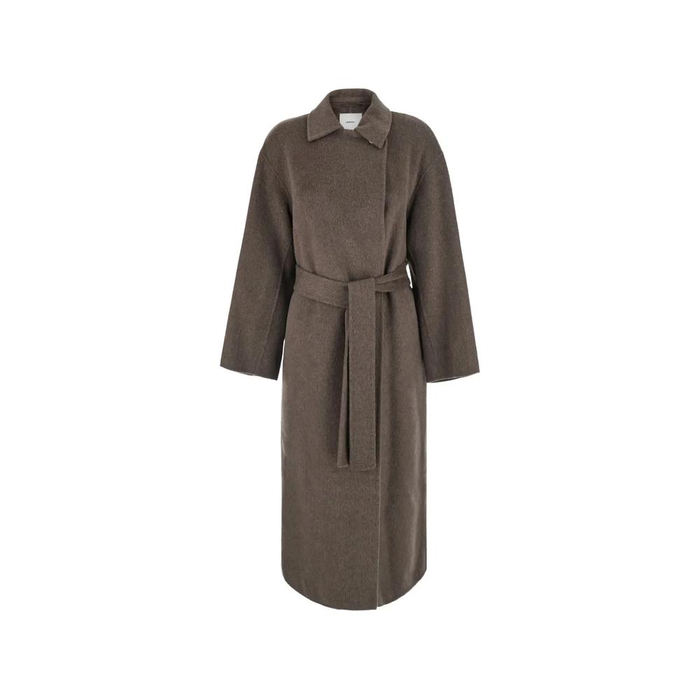 belted single-breasted coat 1