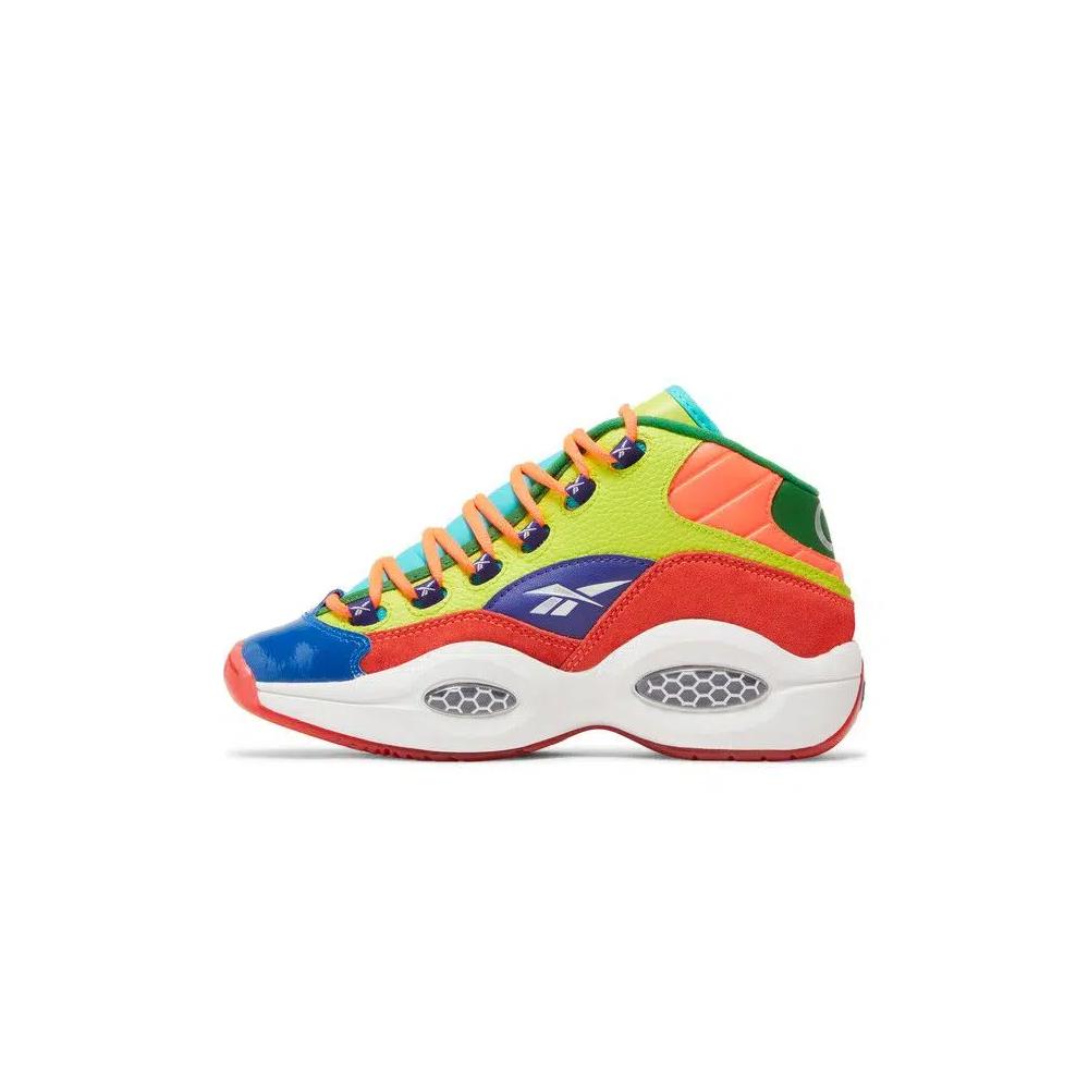 Кроссовки Reebok Question Mid Big Kid 'Color Explosion' 3