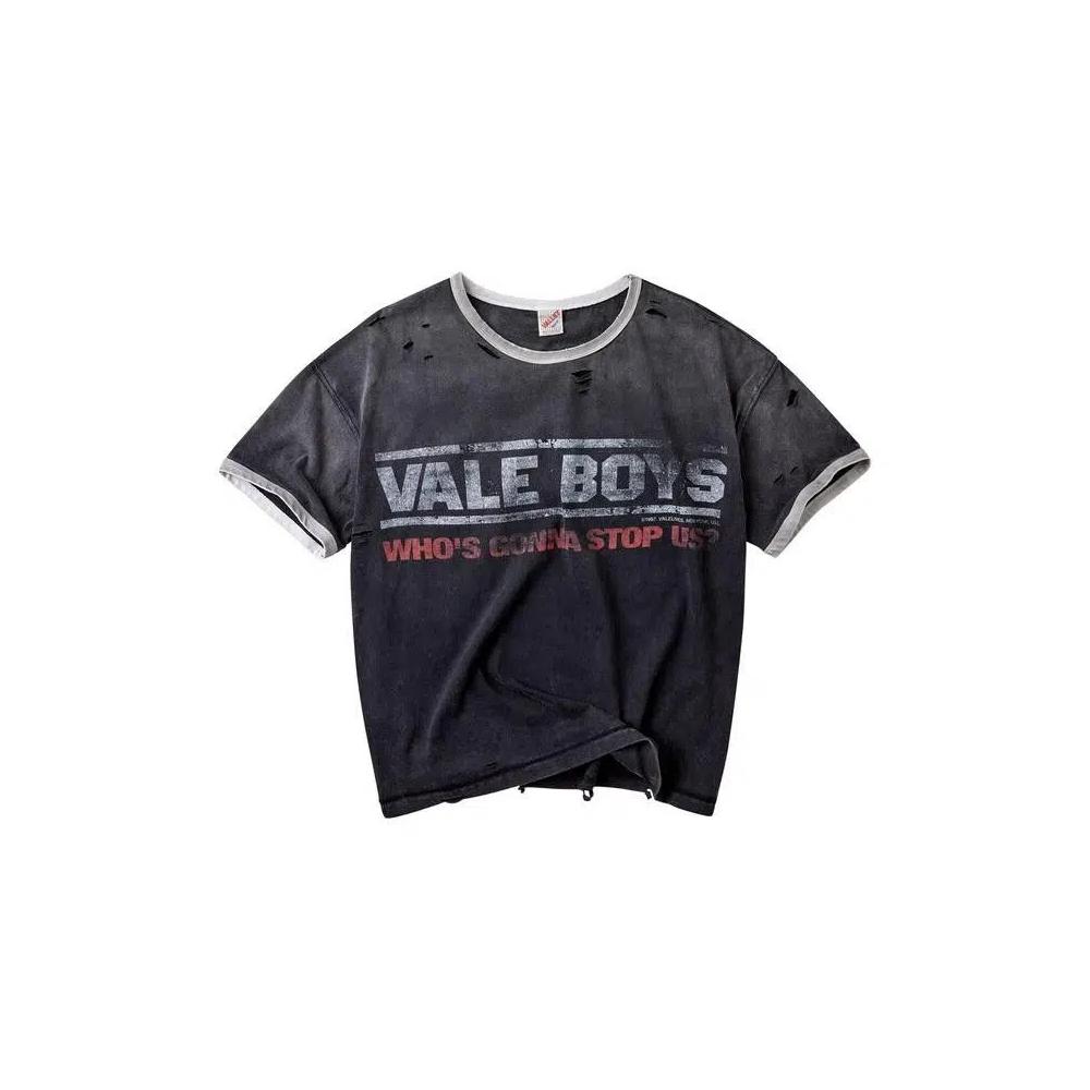 Футболки с коротким рукавом Vale Forever Oreo Ringer Tee 'Black' 1