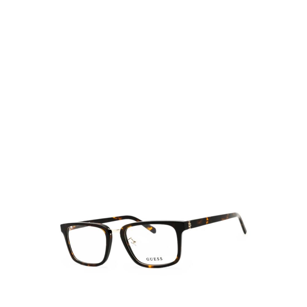 tortoiseshell-effect rectangle-frame glasses 2