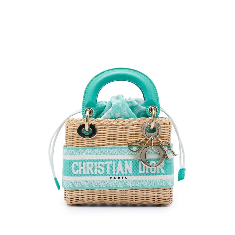 Сумка-сэтчел Mini Wicker Toile de Jouy Lady Dior (2024 год) 1