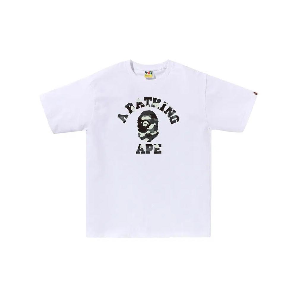 Топы BAPE City Camo College Tee 'Белый' 1
