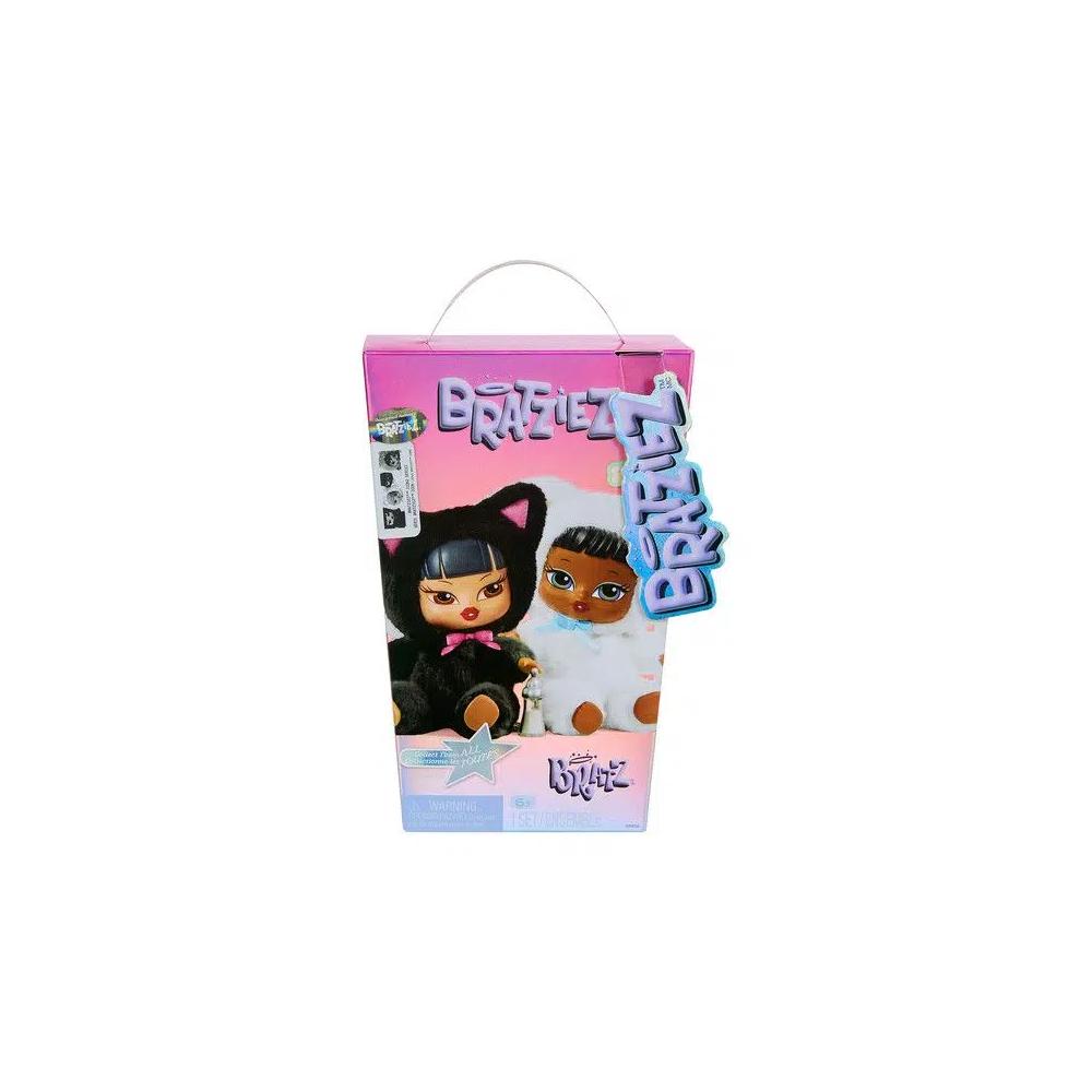 Плюшевые игрушки Bratz Bratziez Iconz Seriez Plush Keychain Single Blind Box (Kool Kat Jade & Bunny Boo Sasha Artwork) 1