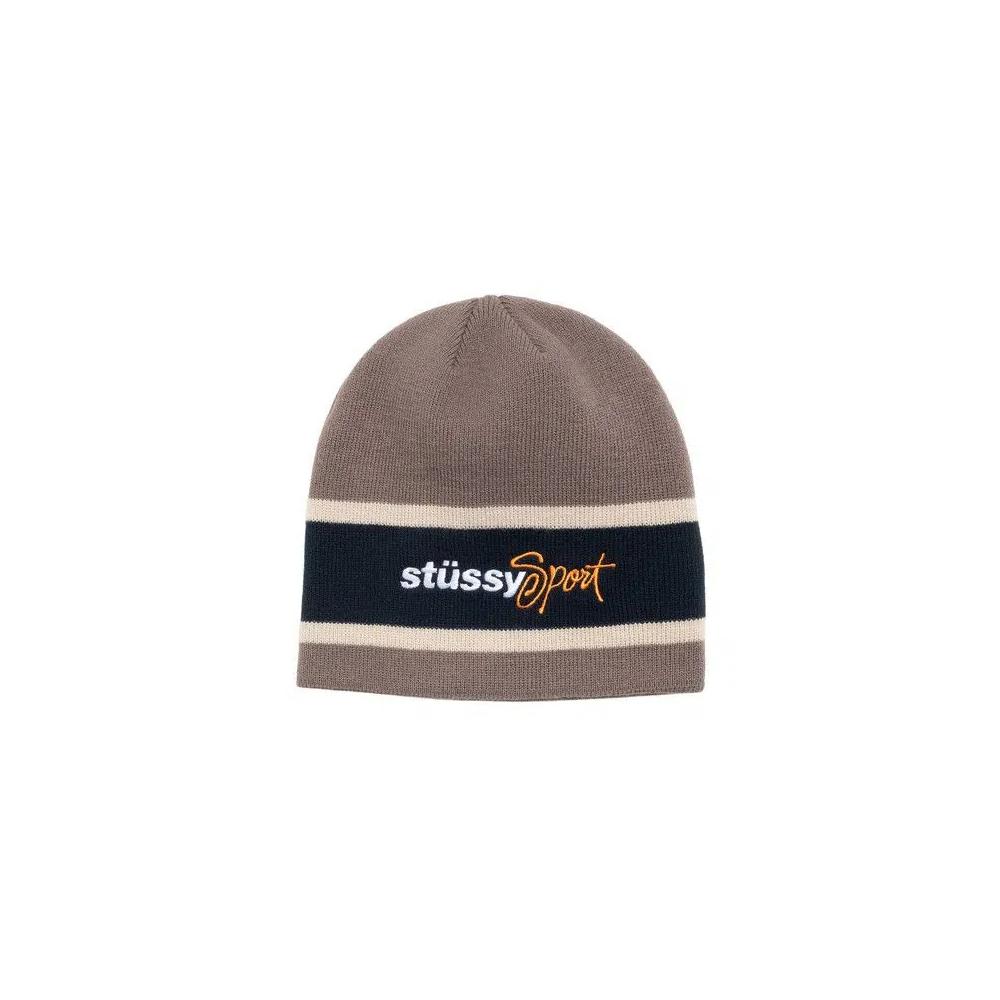 Бини Stussy Sport Stripe Skullcap 'Black' 1