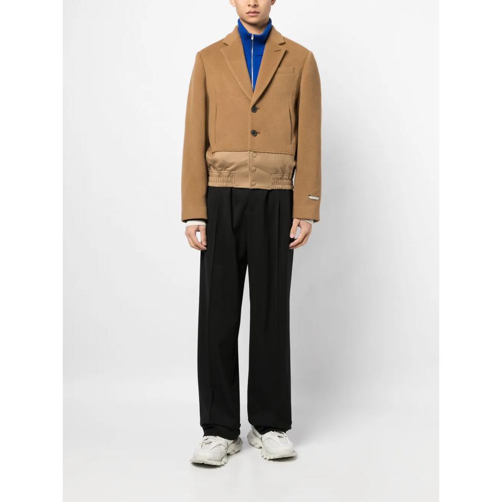 layered-effect single-breasted blazer 2