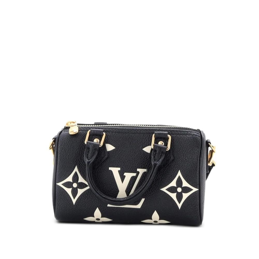 Сумка на плечо Chain Speedy Bandouliere NM Bag Bicolor Monogram Empreinte Giant Nano 1