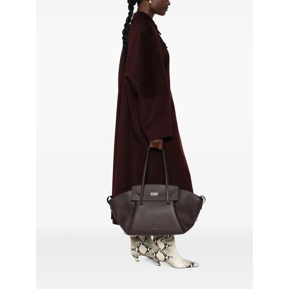 Brooklyn grained leather tote bag 2