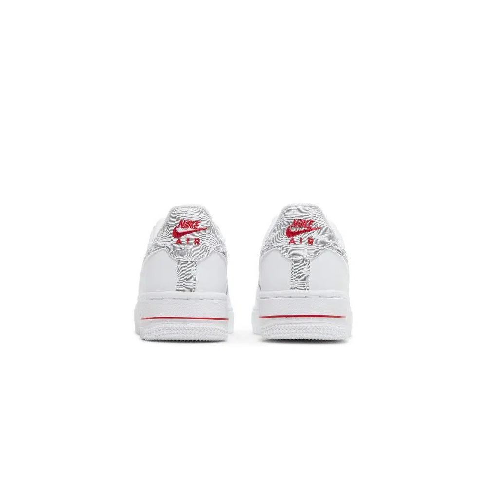 Кроссовки Nike Air Force 1 Low GS 'White University Red' 6