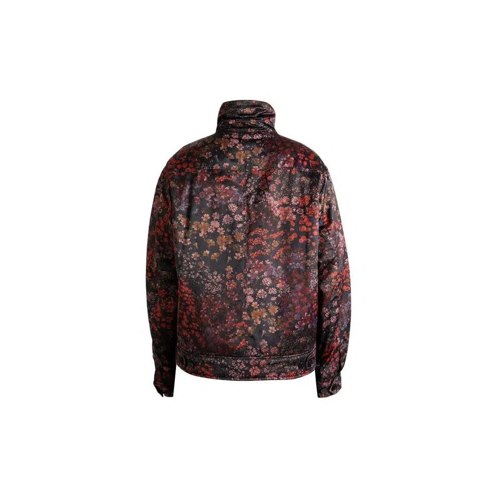 Пальто Dries Van Noten Mini Floral Print Coat 'Фиолетовый' 3