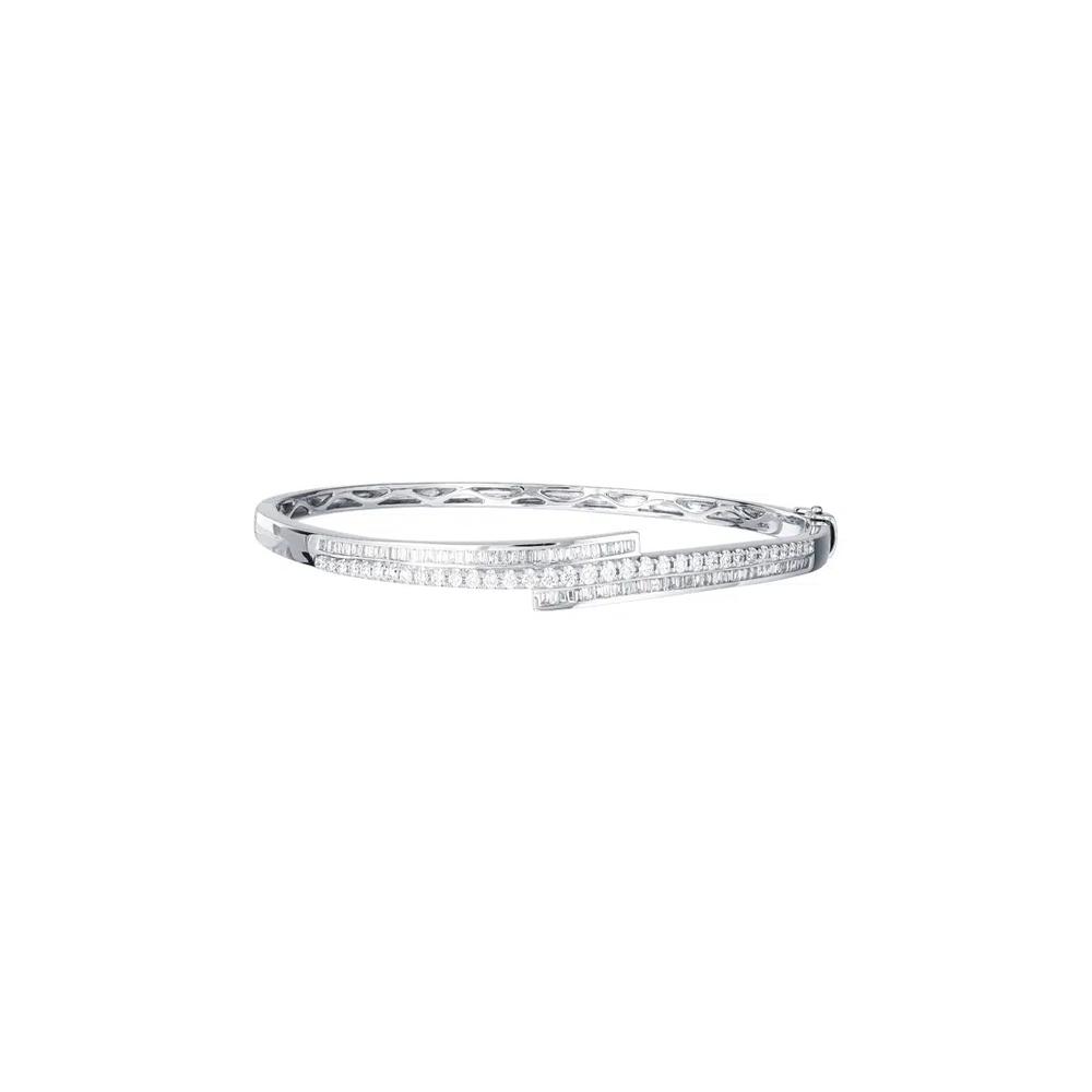 TOMEI бриллиантовый браслет-обруч, белое золото 585/14K 1