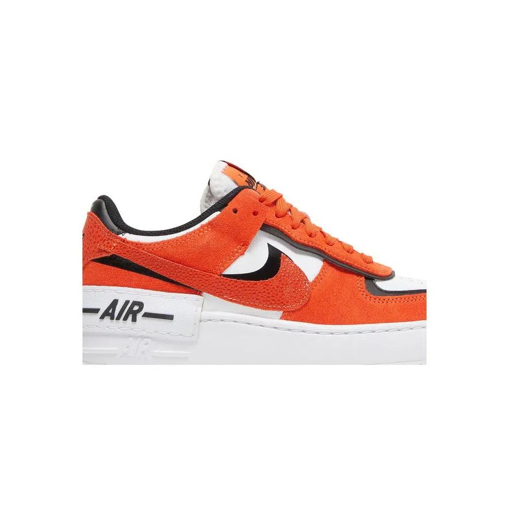 Кроссовки Nike Wmns Air Force 1 Shadow 'Cracked Leather - Rush Orange' 2