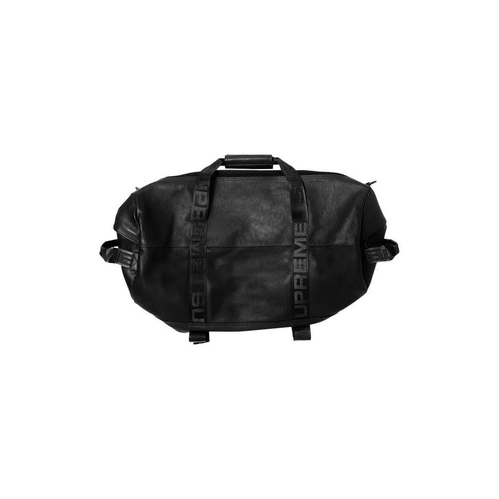 Дорожные сумки Supreme Leather Duffle Bag 'Черный' 2