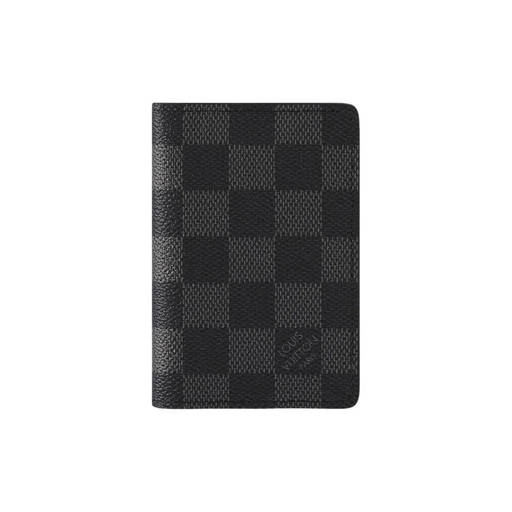 Кошельки Louis Vuitton Pocket Organizer «Black Damier Graphite Canvas» 1