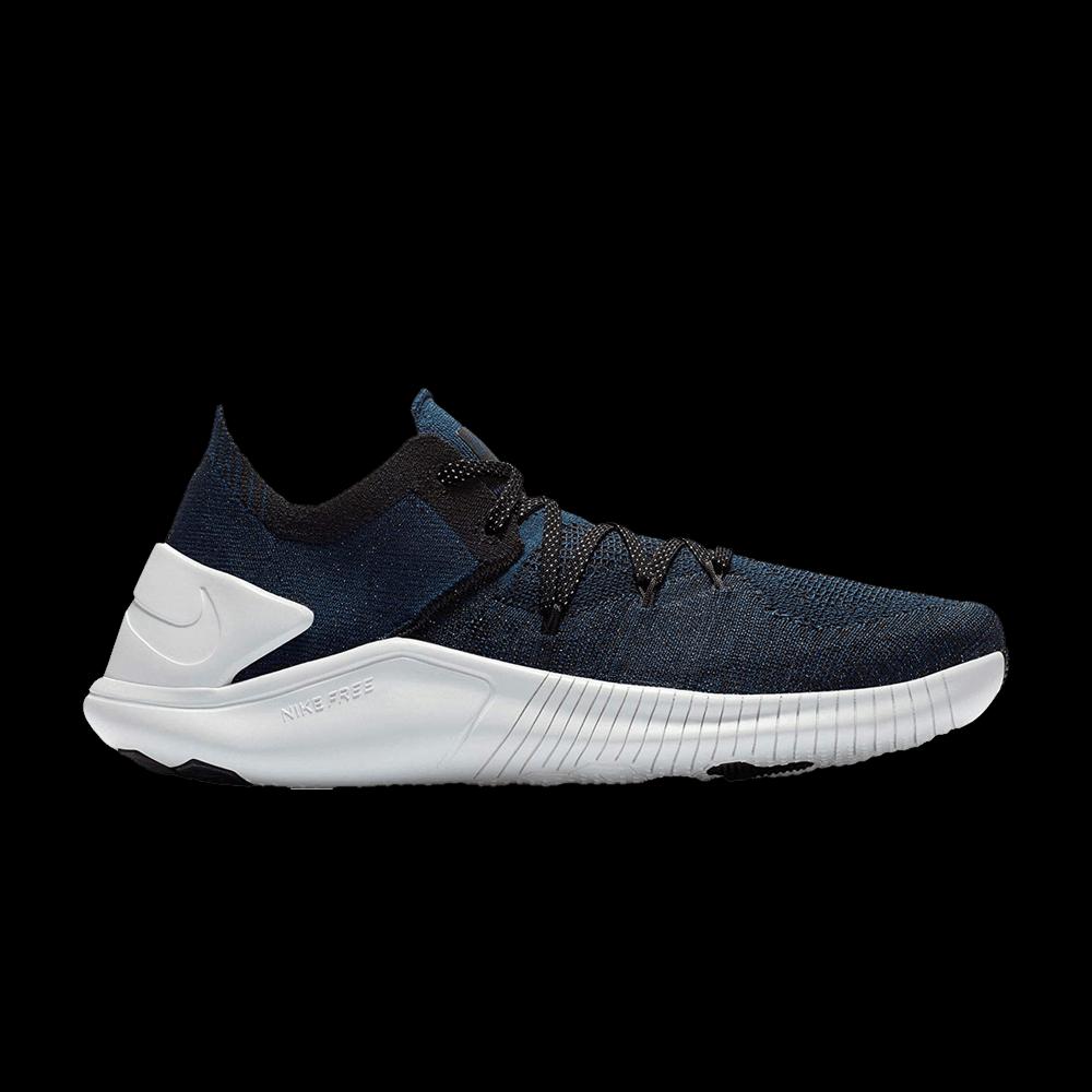 Кроссовки Nike Wmns Free TR Flyknit 3 Metallic 'College Navy' 1