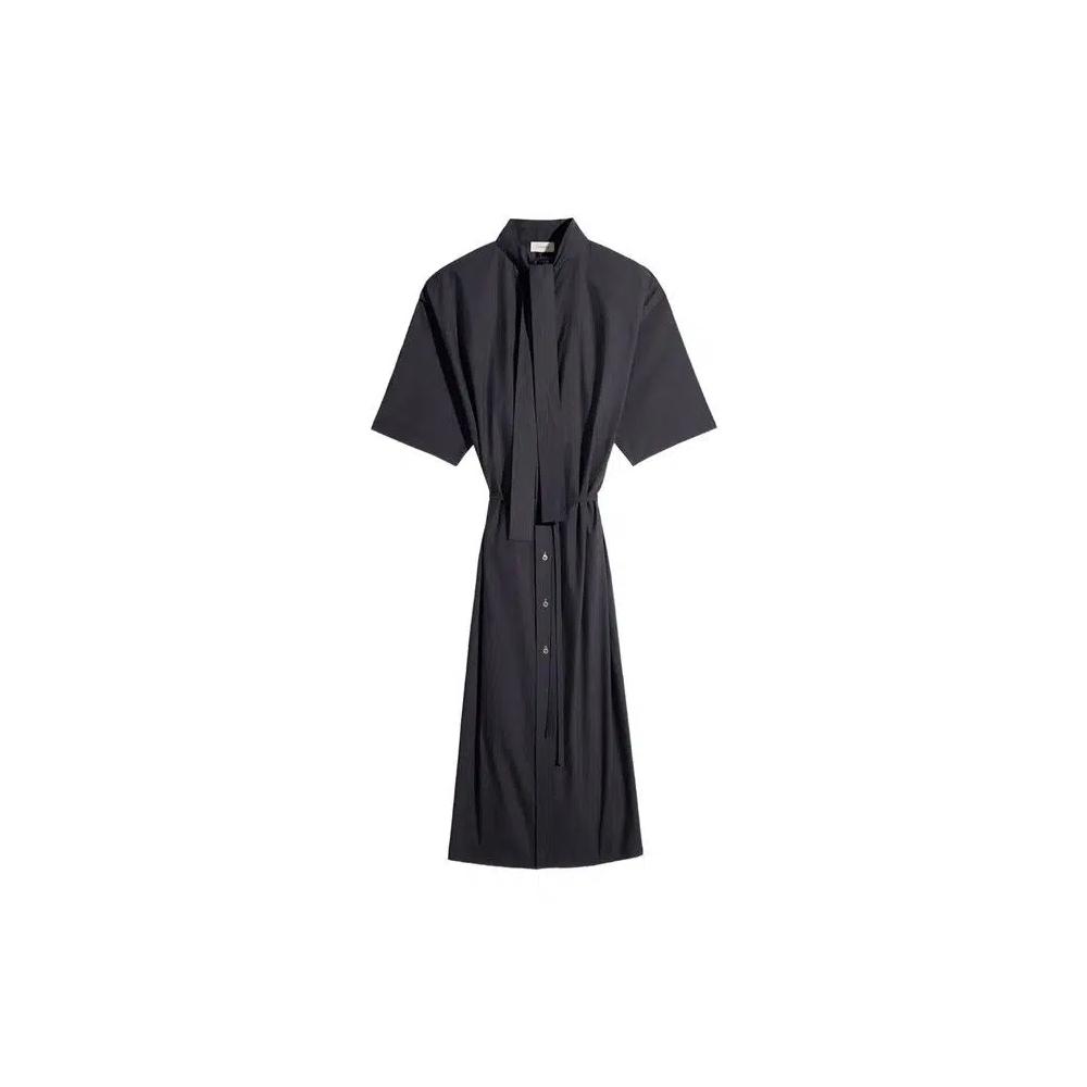Платья-миди Lemaire Reversible Tube Dress «Чернила кальмара» 1