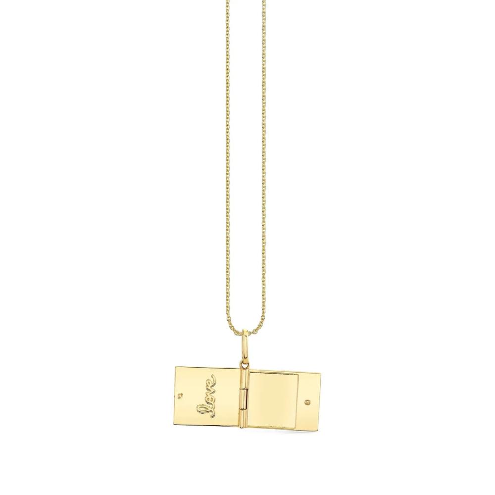 Колье Perfect Match Locket из желтого золота с бриллиантами 2