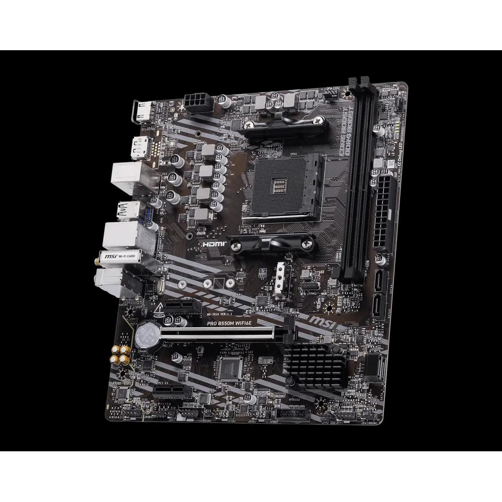 MSI PRO B550M WIFI6E Micro-ATX материнская плата (DDR4) 3