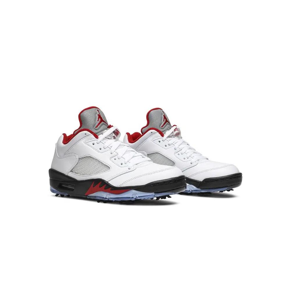 Бутсы Air Jordan 5 Low Golf 'White Fire Red' 8