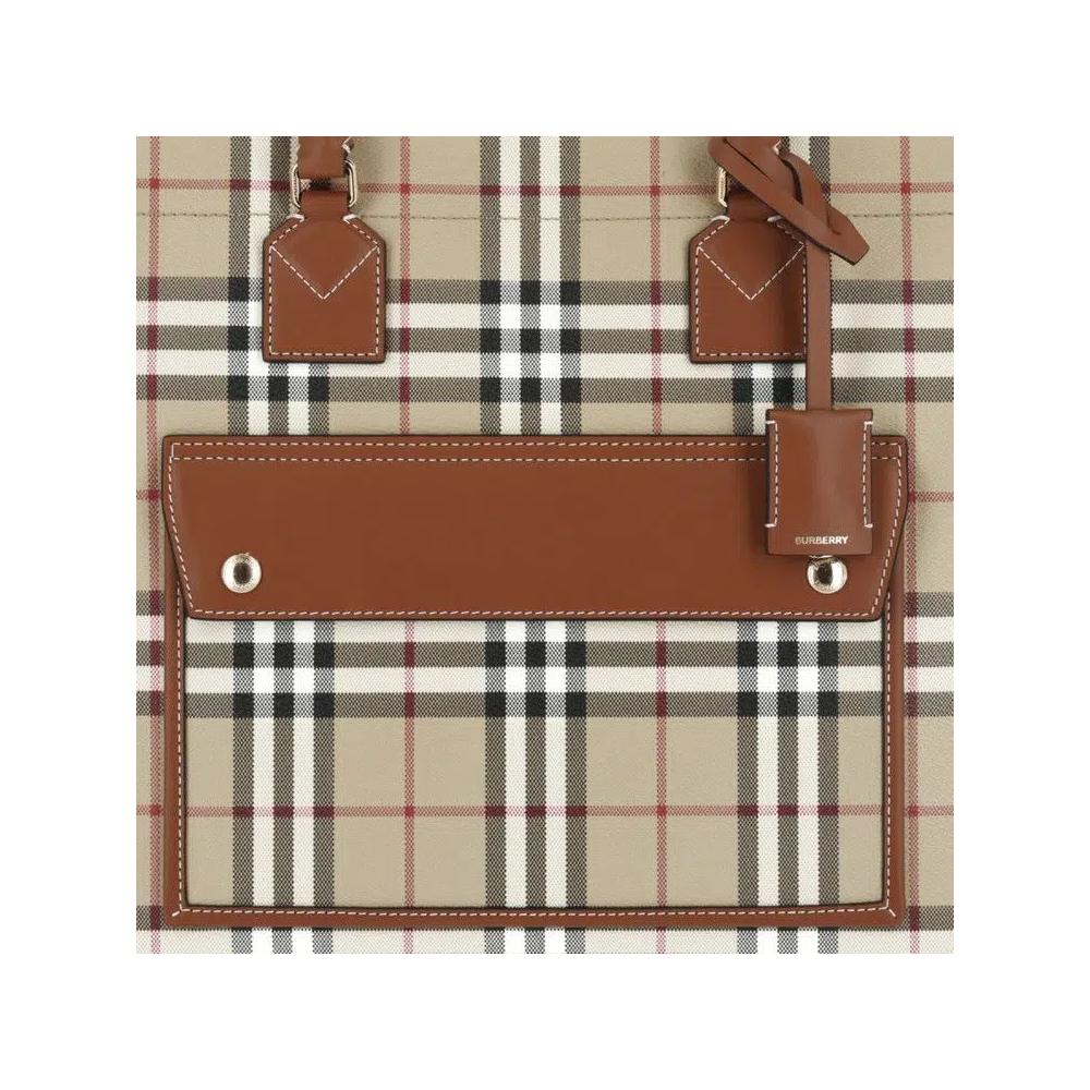 Сумки-тоуты Burberry Medium Freya Tote 'Vintage Check/Briar Brown' 3