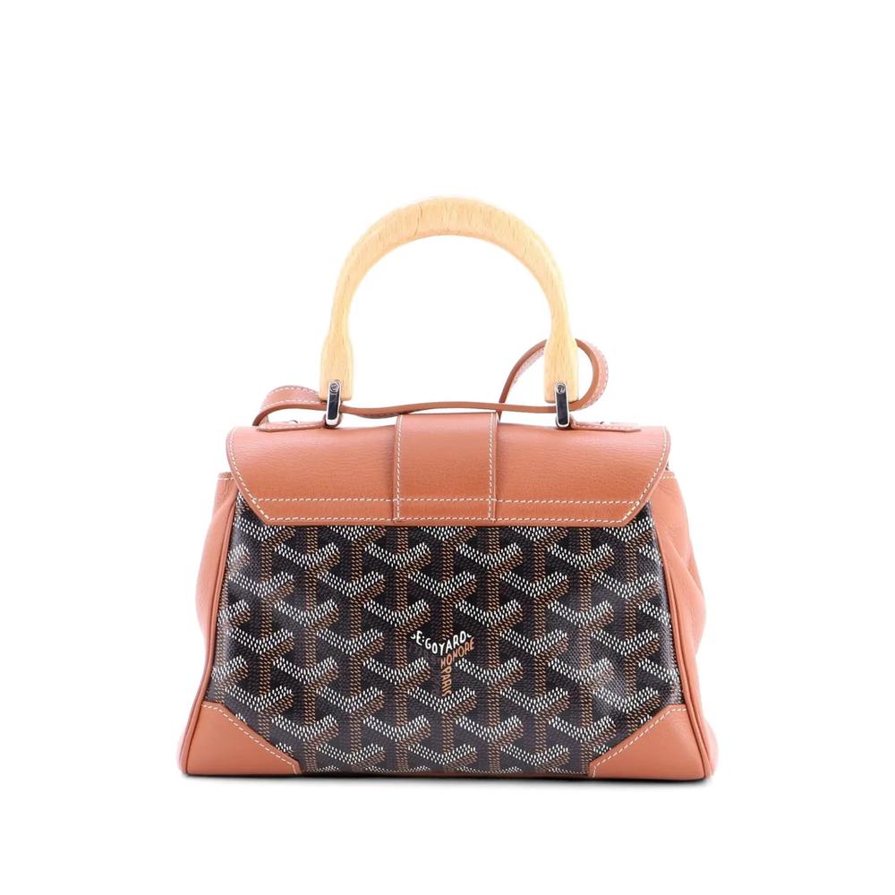 Сумка на плечо Saigon Top Handle Bag Coated Canvas with Leather Mini 2