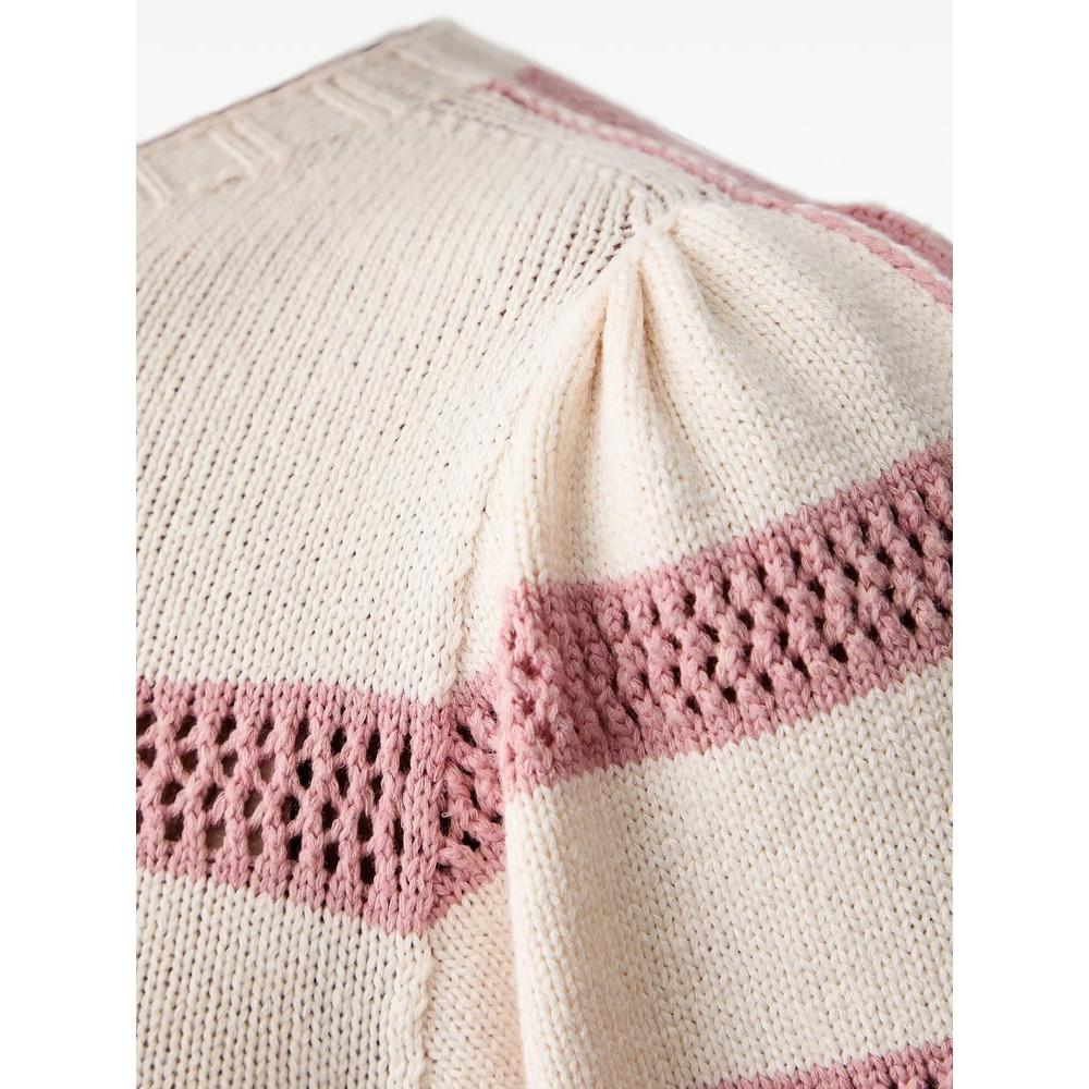 striped puff-sleeve sweater 5