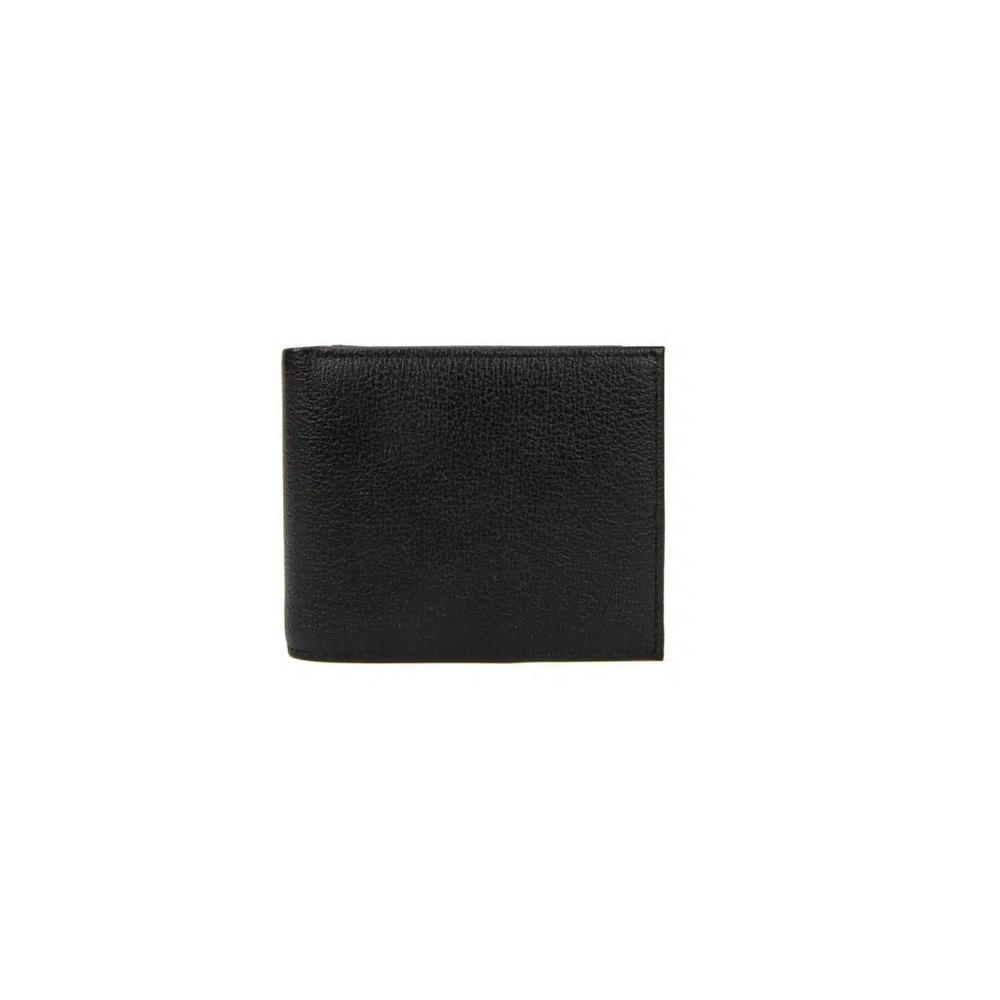 Короткий кошелек RFID из натуральной кожи Черный 4