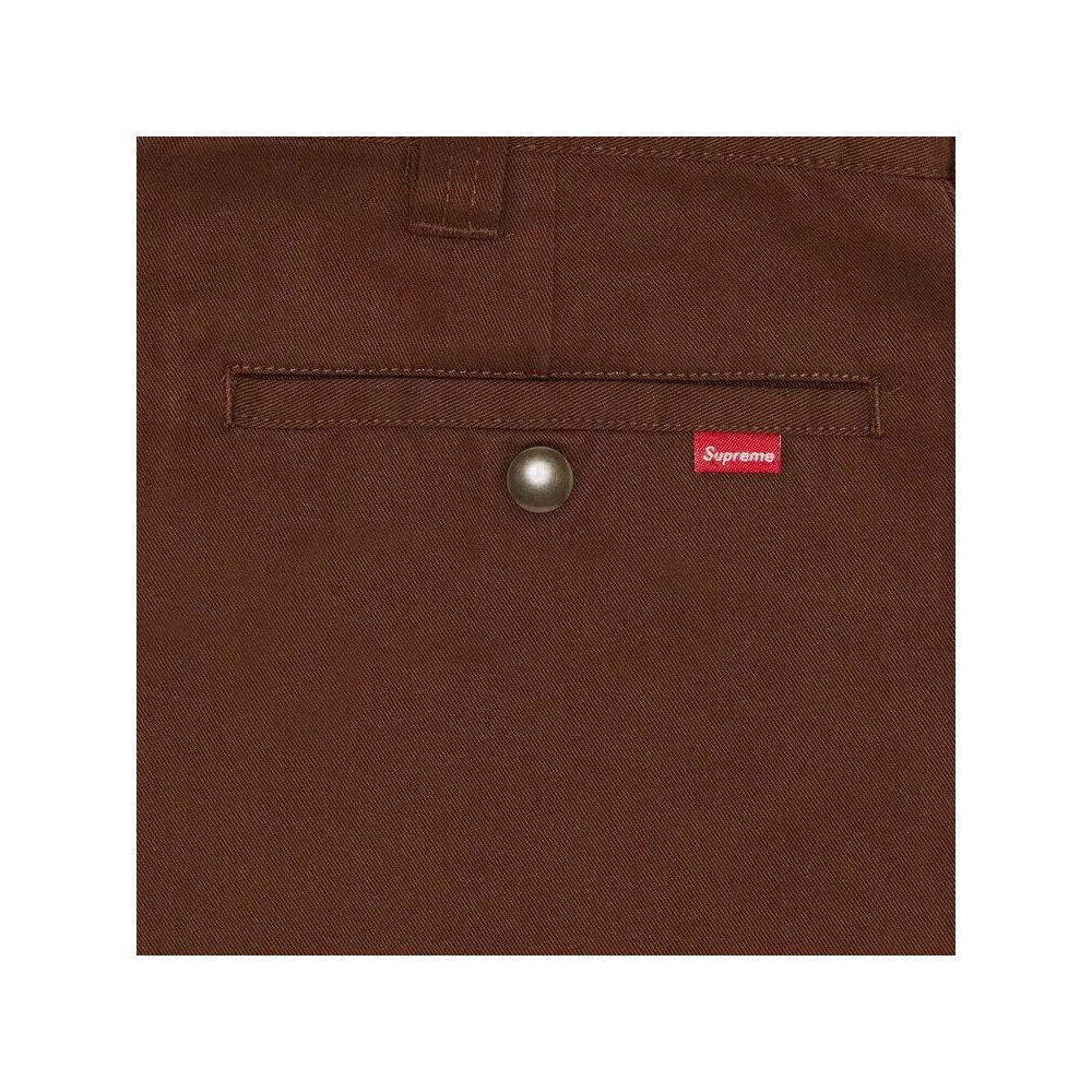 Брюки Supreme Work Pant 'Коричневый' 3