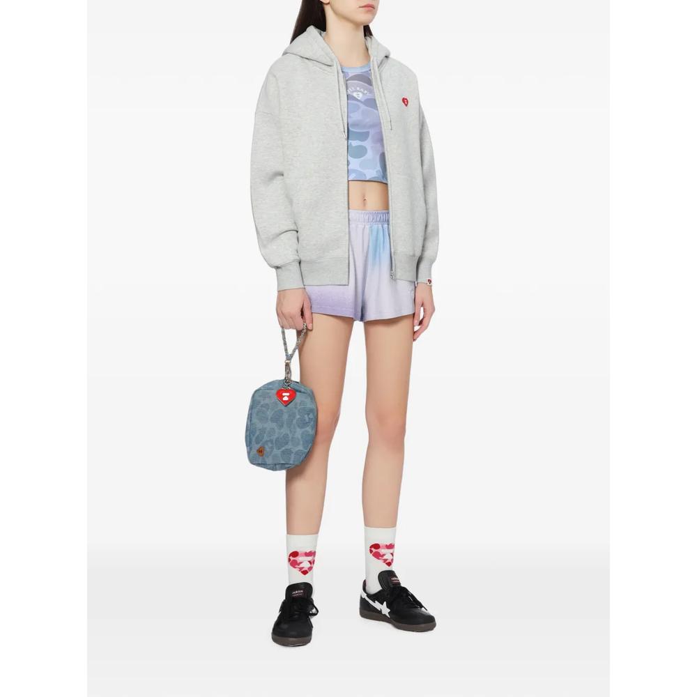 gradient-effect logo-print shorts 2