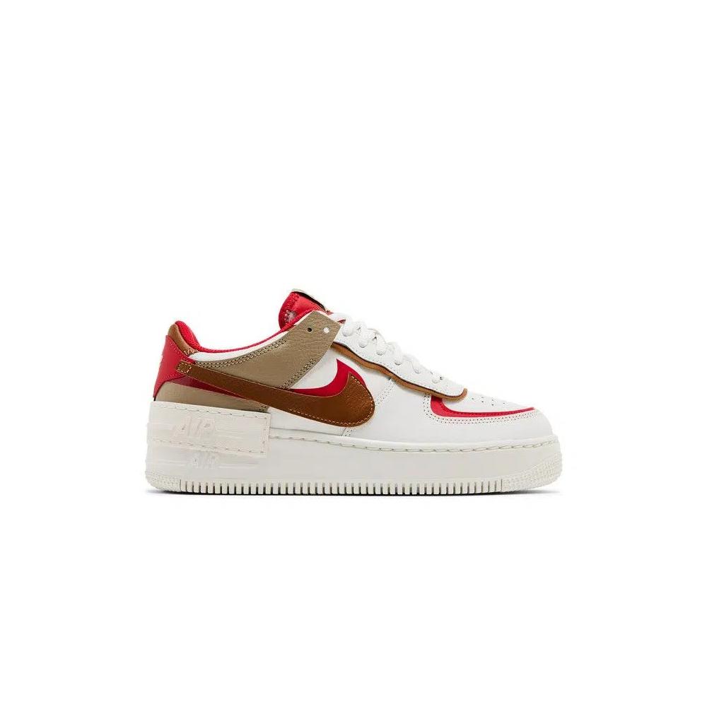 Кроссовки Nike Wmns Air Force 1 Shadow 'Phantom Fire Red Khaki' 1