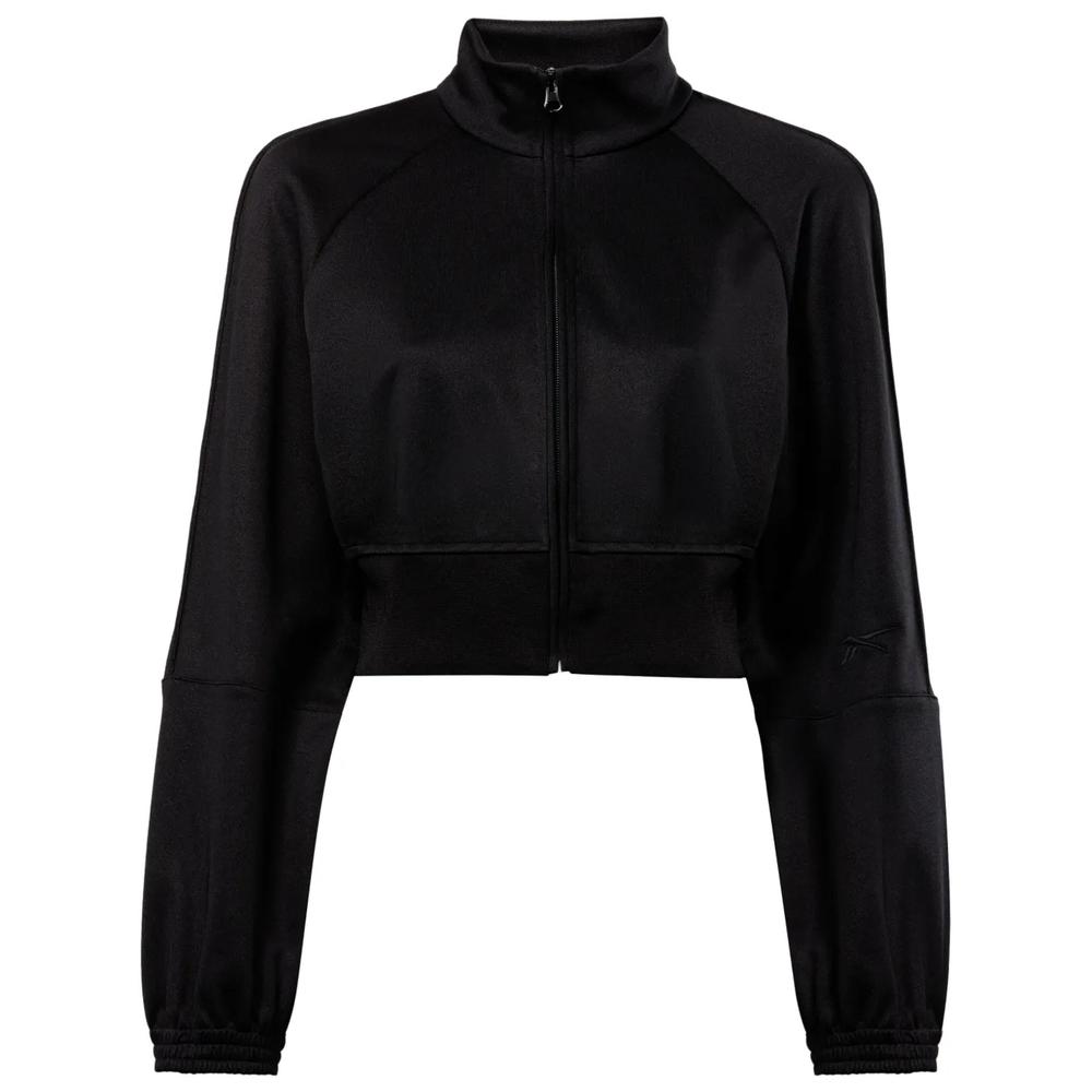 Укороченная спортивная куртка с вышитым логотипом 1