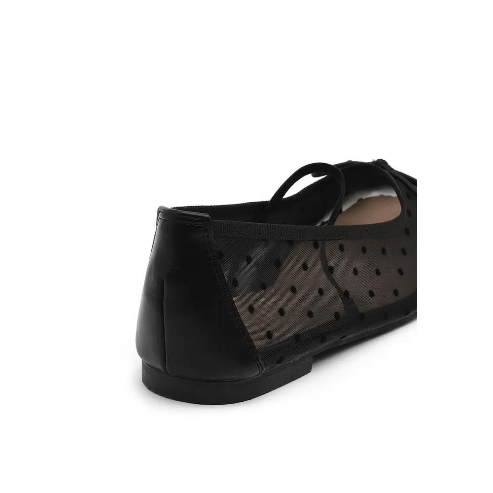 Chloe Mesh Maryjane Flats (1cm) - Черный 5