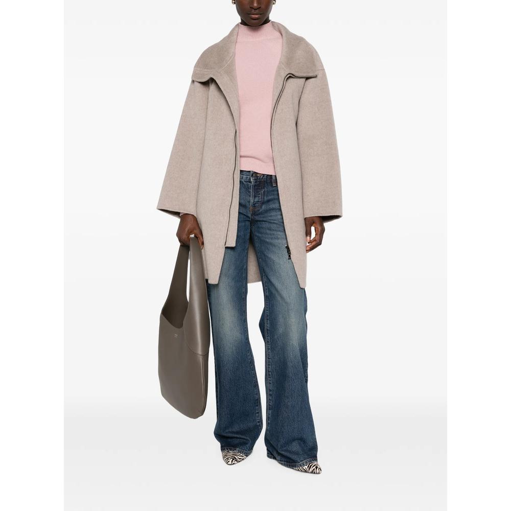 high-neck zip-up coat 2