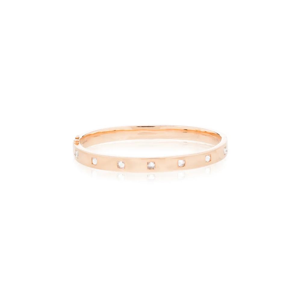 Браслет Oval Princess из розового золота с бриллиантами 1