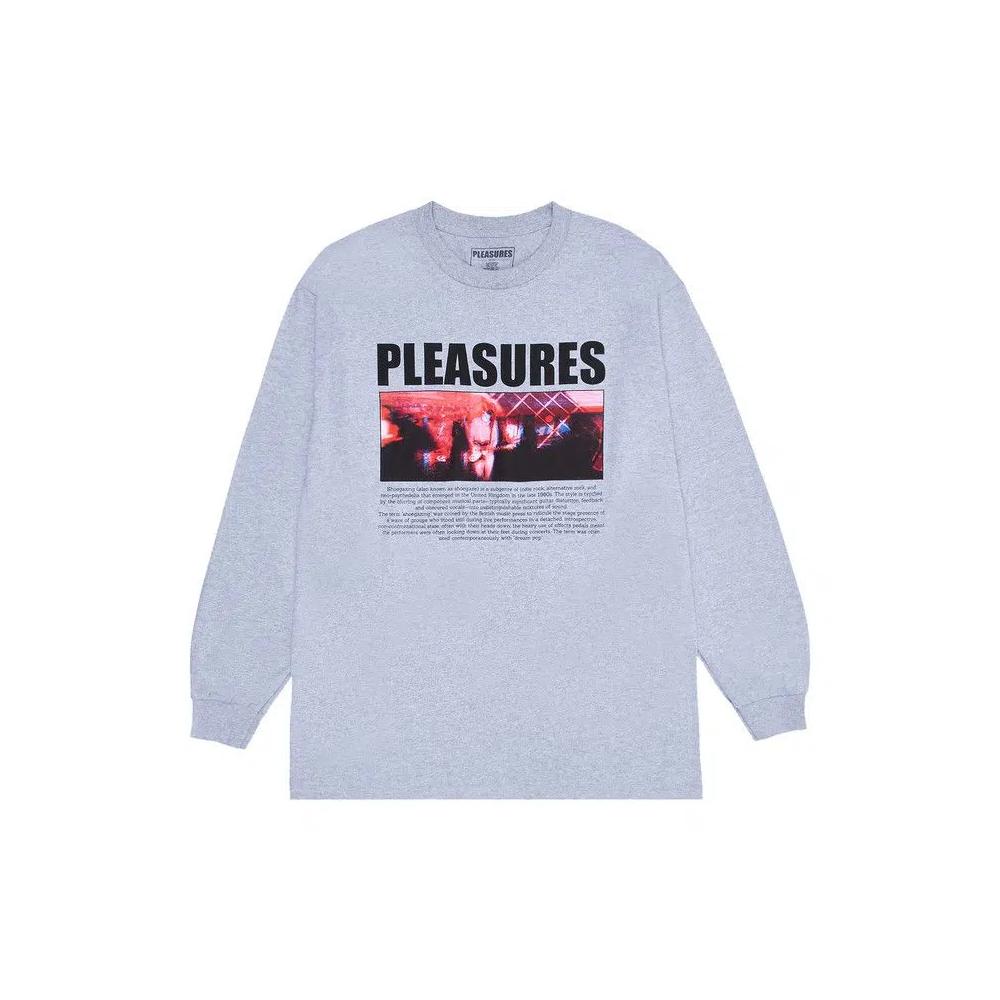 Футболки Pleasures Dream Pop с длинным рукавом «Heather Grey» 1