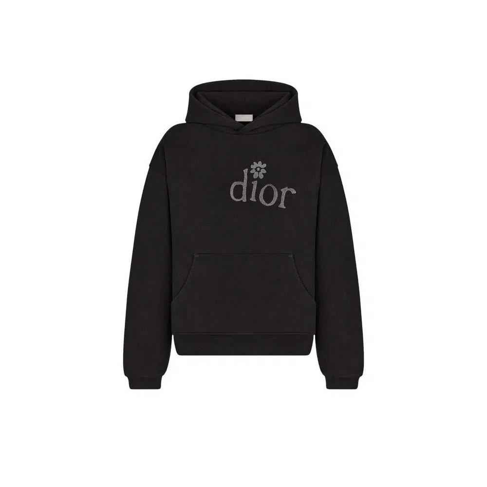 Худи Dior x ERL Relaxed Fit Hooded Sweatshirt 'Black' 1