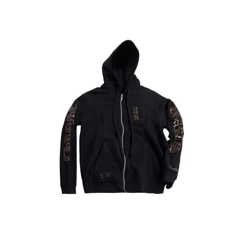 Молнии Chrome Hearts 1988 Zip Hoodie 'Black' 1
